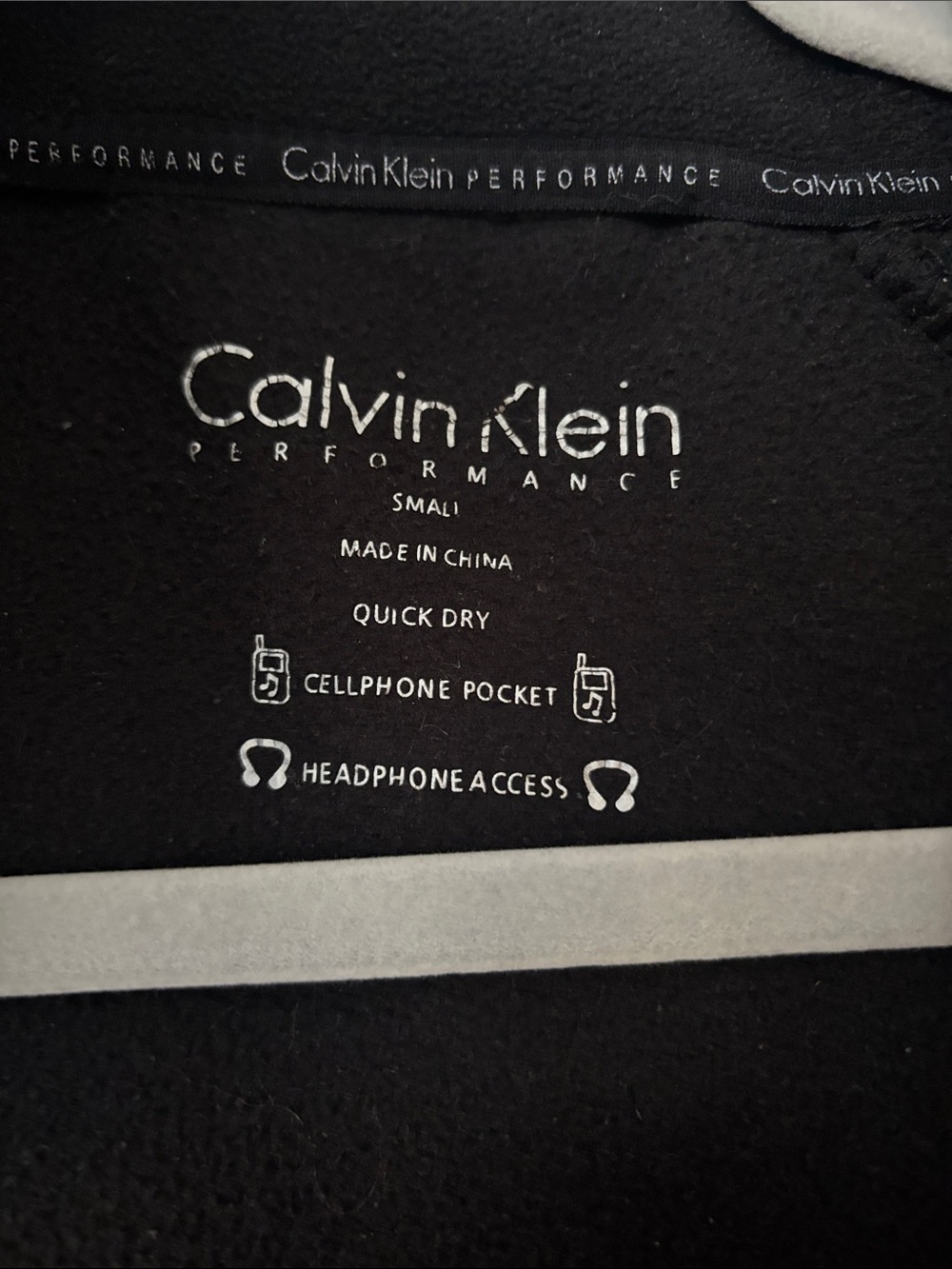 Calvin Klein Performance Fleece Jacket - Picture 4 of 7